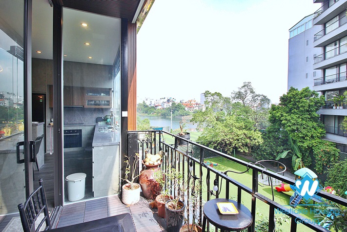 A pretty 1 bedroom duplex apartment for rent in To Ngoc Van st, Tay Ho